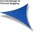 LOVE STORY 10'x10'x14' Right Triangle Sun Shade Sail Canopy UV Block Cover - Image 6