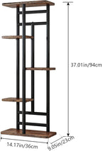 LINZINAR Plant Stand 5 Tier 6 Plant Multiple Flower Rack Holder Shelves Rack - Image 6