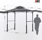 ABCCANOPY Grill Gazebo with 2 Side Awnings - Image 4