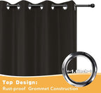 HolidayIdeas Outdoor Curtains for Patio Waterproof, 2 Panels - Image 4