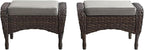 Belord Outdoor Ottomans for Patio Foot Rest by Belord