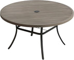 VICLLAX 53" Outdoor Round Patio Table by HOME