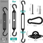 Sun Shade Sail Hardware Kit 6 Inch - Image 2