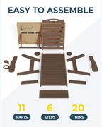Ciokea Lounge Chair Outdoor, Oversized Chaise Lounge Chair - Image 7