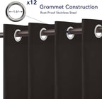 PureFit Outdoor Curtains for Patio Waterproof Weatherproof, UV Resistant - Image 4