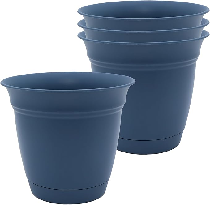The HC Companies 8 Inch Eclipse Round Planter Pots by TheHCCompanies