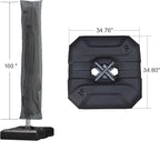 PURPLE LEAF 9'×9' Patio Umbrella - Image 3