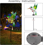 DREAMYSOUL Outdoor Solar Garden Lights, Hummingbird Solar Lights - Image 7