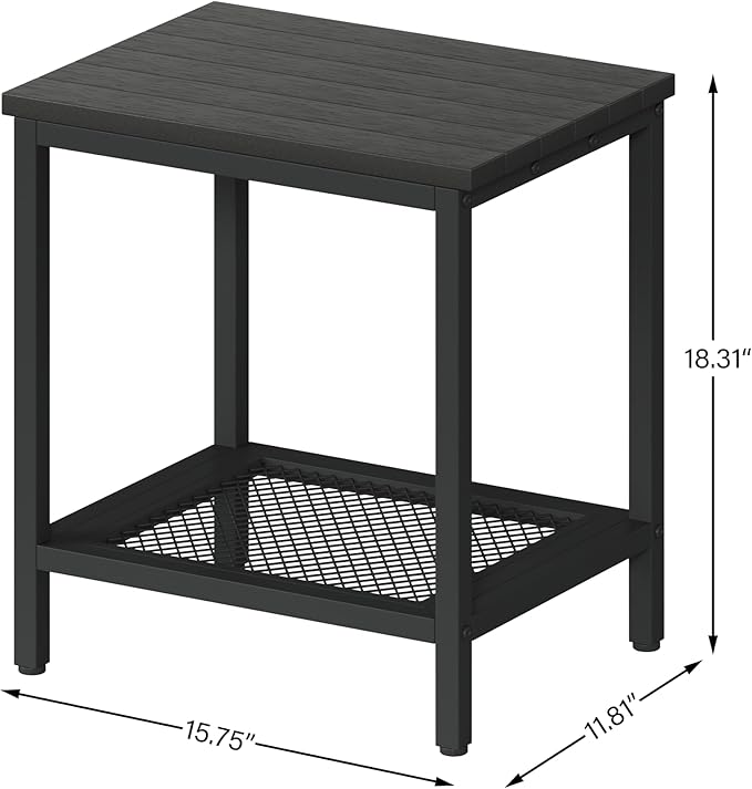 Rectangular Outdoor Side Table - Image 3