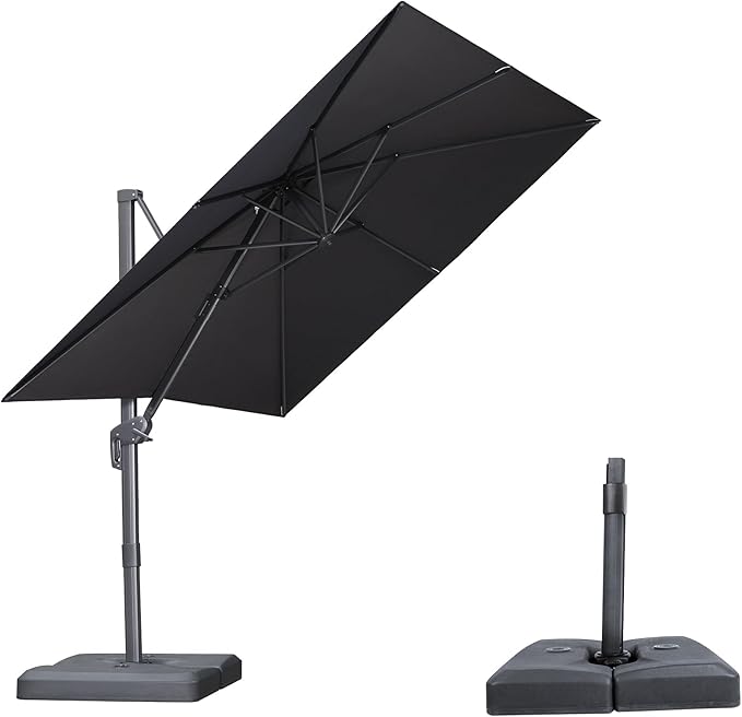PURPLE LEAF 8 FT Outdoor Umbrella by Unknown