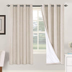 H.VERSAILTEX 72 inch Blackout Curtains, 100% Absolutely Blackout Thermal by HVERSAILTEX