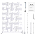 VEVOR Metal Privacy Screen, Freestanding Outdoor Divider - Image 9