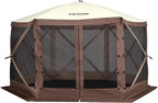 VEVOR Pop Up Gazebo Screen Tent 6 Sided Canopy Sun Shelter - Image 8