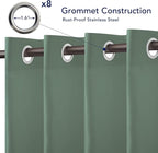 PureFit Outdoor Curtains for Patio Waterproof Weatherproof, UV and Fade - Image 4
