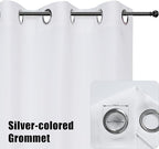 BONZER Outdoor Curtains for Patio Waterproof Thick Privacy Wide Grommet Light - Image 2