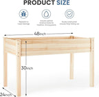 DUMOS Raised Garden Bed with Legs, 300lbs Capacity Outdoor Gardening Planters - Image 2