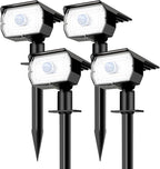 nipify Solar Lights Outdoor Waterproof, Motion Sensor Spot Lights- 4 Pack/56 by Nipify