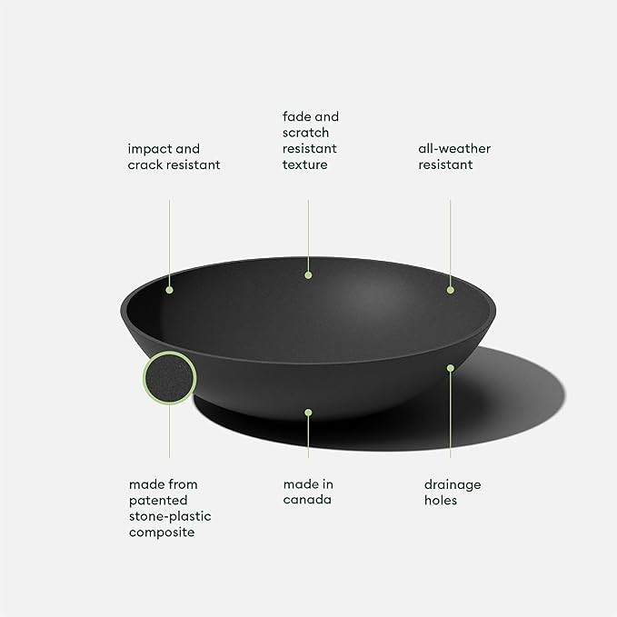 Veradek 24" Lane Round Bowl Planter - Image 3