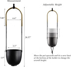 Metal Hanging Planter for Indoor Outdoor Plants Wall and Ceiling Hanging Flower - Image 5