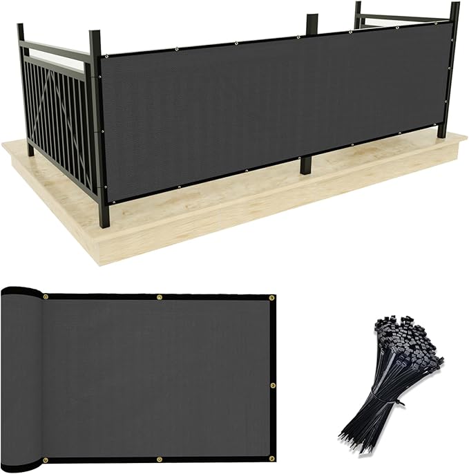 UPGRADE Privacy Screen 3' x 10' Fence Commercial Shade Cover by UPGRADE