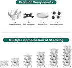 Strawberry Vertical Planters 5 Tiered, Stacking Tower Garden, Stackable Herb - Image 7