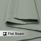 NICETOWN 2 Panels Sage Green Blackout Outdoor Curtains - Image 7