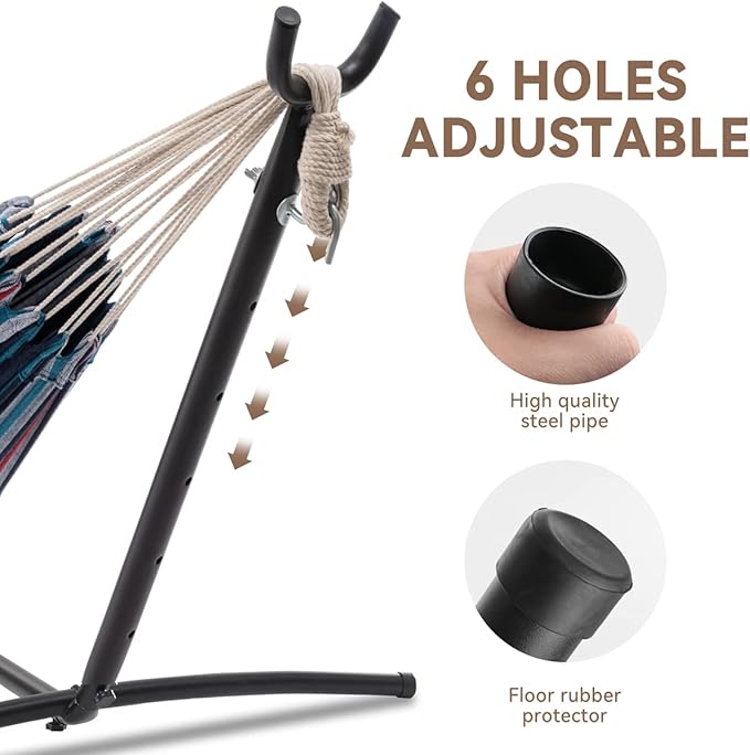 PNAEUT Double Hammocks with Stand - Image 2