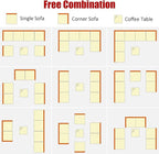 Tangkula 7 Pieces Wicker Patio Furniture Set, All-Weather Outdoor Rattan - Image 5