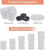 VECELO 7 Tier Vertical Garden Planter, Self Watering Stackable Planters - Image 7