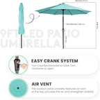 JEAREY 9FT Outdoor Patio Umbrella - Image 8