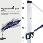 ABCCANOPY Patio Umbrella Cantilever Double Top Outdoor Offset Umbrella - Image 3