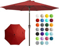 JEAREY 9FT Outdoor Patio Umbrella Outdoor Table Umbrella by JEAREYOutdoorsCollection