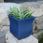 Mayne 5873-NB Polyethylene Planter, Neptune Blue 16x16 - Image 3