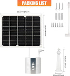 Solar Panel for Security Camera 2 in 1 Port 10W Ring Camera Solar Charger - Image 7