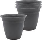 The HC Companies 8 Inch Eclipse Round Planter Pots by TheHCCompanies