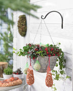 Mkono 4 Pack 8 Inch Plant Hangers Hanging Plant Bracket Wall Post Hooks Indoor - Image 2