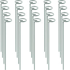 HiGift 20 Pack 24 Inch Plant Support Stakes, Single Stem Flower Support Stakes by HiGift