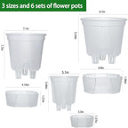 Cdd's Path 6-Pack Bare Root Planter Self Watering Pots Set - Image 6