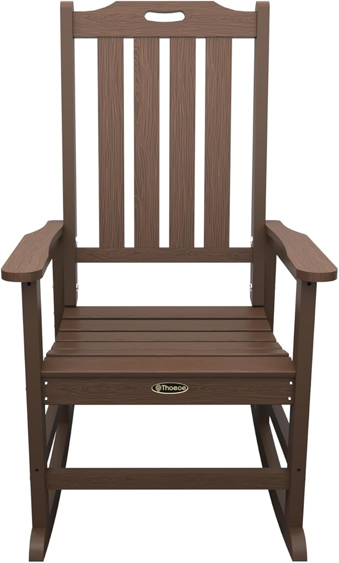 Oversized Rocking Chair Set of 8, Outdoor Rocking Chair - Image 4