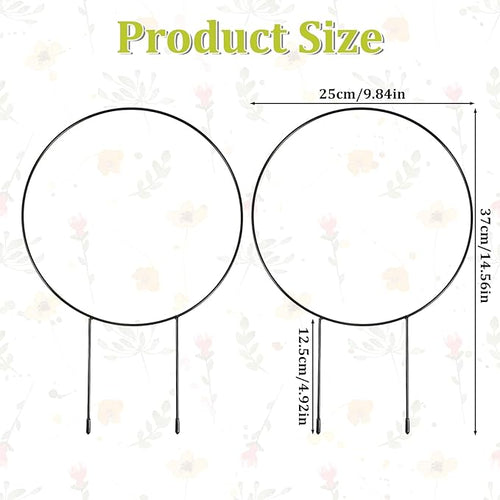 2 Pcs Trellis for Climbing Plants Indoor 14.5" Hoya Trellis Set Small Plant - Image 2