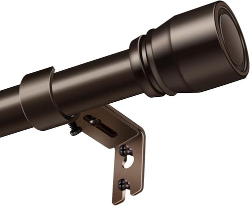 2 PACK 1” Diameter brown curtain rod Itself is 30 to 144 inch. 1 Pack Fits by Unknown