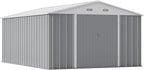 Greesum 10×14 FT Outdoor Storage Shed, Metal Storaged Sheds Without Floor by BuynowfromGreesum