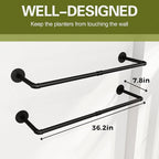 2Pc Hanging Planters for Indoor Plants Plant Hanger Indoor Hanging Plant Holder - Image 6