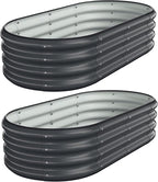 Galvanized Metal Raised Garden Bed Kit - Image 8