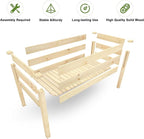BIRASIL Outdoor Raised Garden Bed, Wood Planter Box - Image 4
