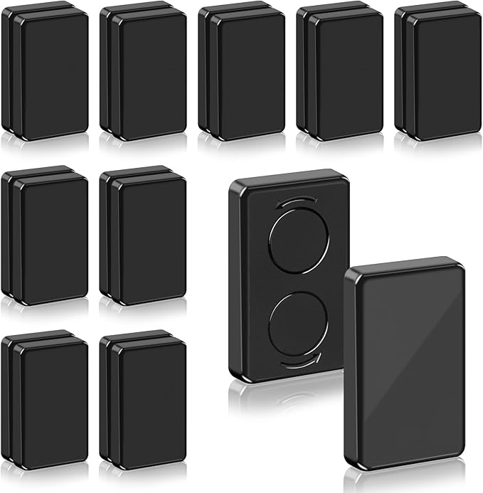 18 Pcs Outdoor Curtain Weights, Plastic Wrapped Magnetic Drapery Weights by Phoncoo