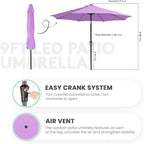 JEAREY 9FT Outdoor Patio Umbrella - Image 3