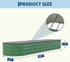 Garvee 4 Pack Galvanized Raised Garden Bed, Rust-Resistant Raised Garden Beds - Image 2