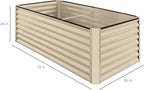 Best Choice Products 6x3x2ft Outdoor Metal Raised Garden Bed, Deep Root Box - Image 8