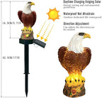Outdoor Solar Lights, Eagle Solar Lights Outdoor Waterproof Eagle Decoration - Image 5